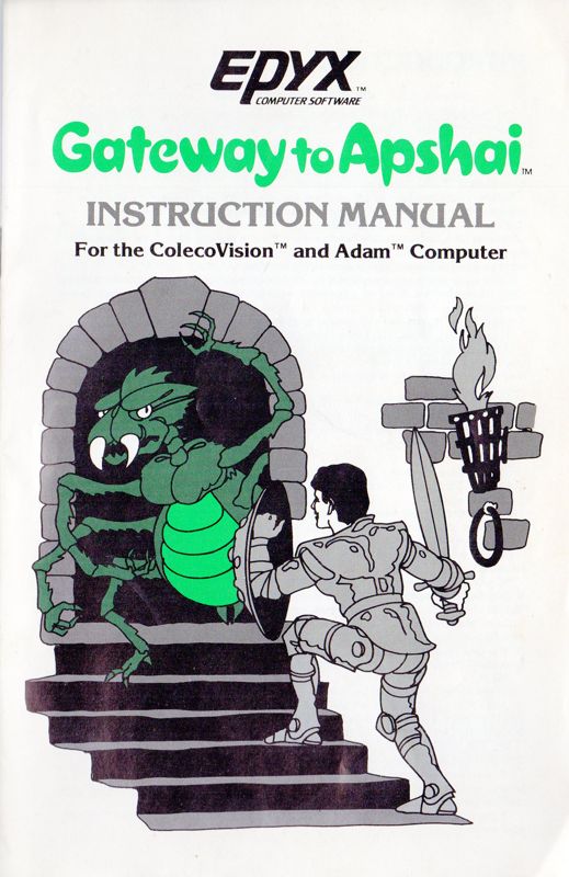Gateway to Apsh box art for Colecovision